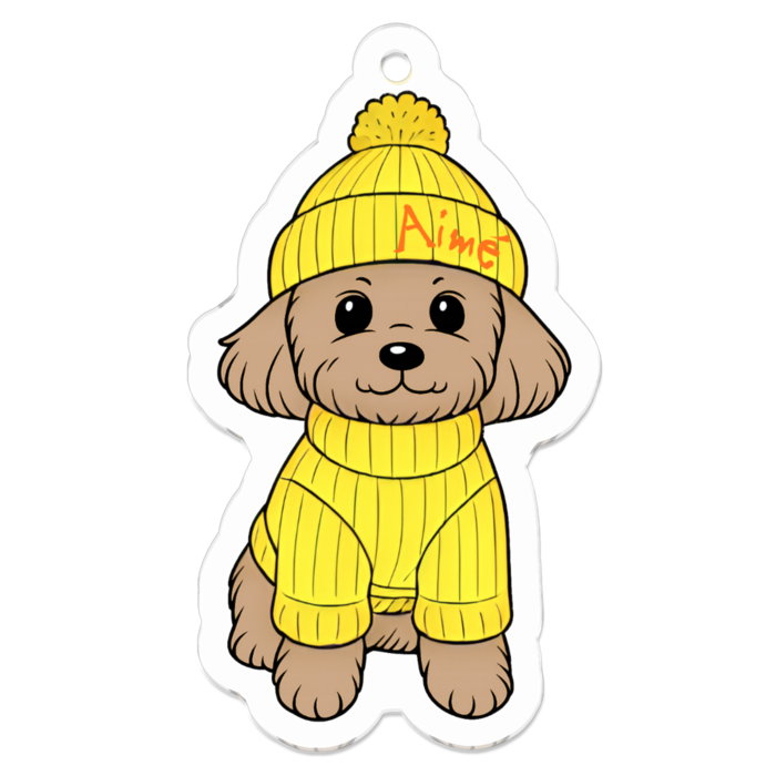 アクリルキーホルダー - 50 x 50 (mm)