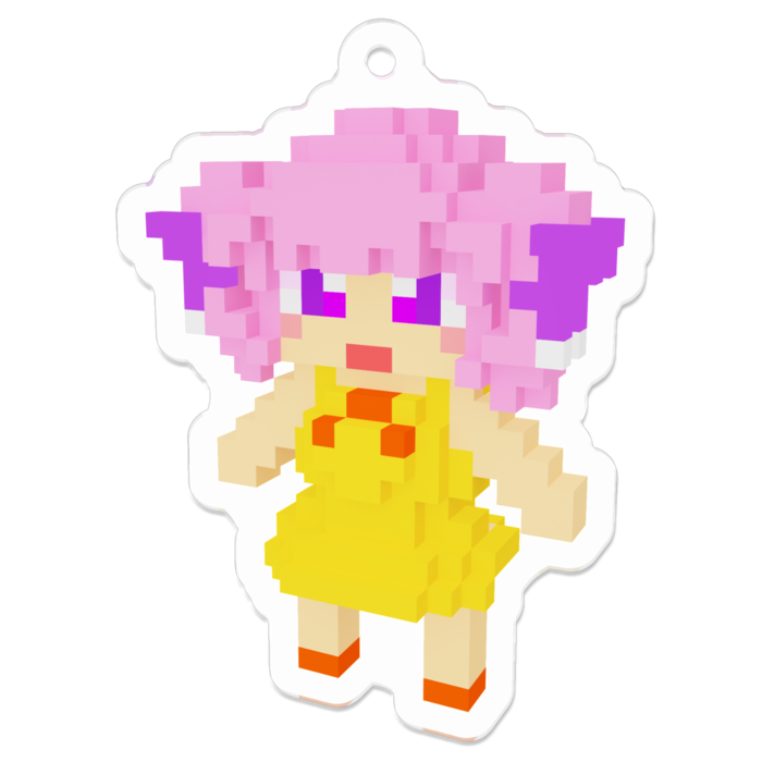 アクリルキーホルダー（コーティング）メリー水着