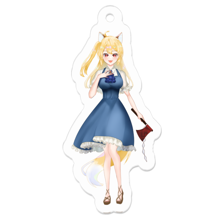 アクリルキーホルダー - 50 x 50 (mm)