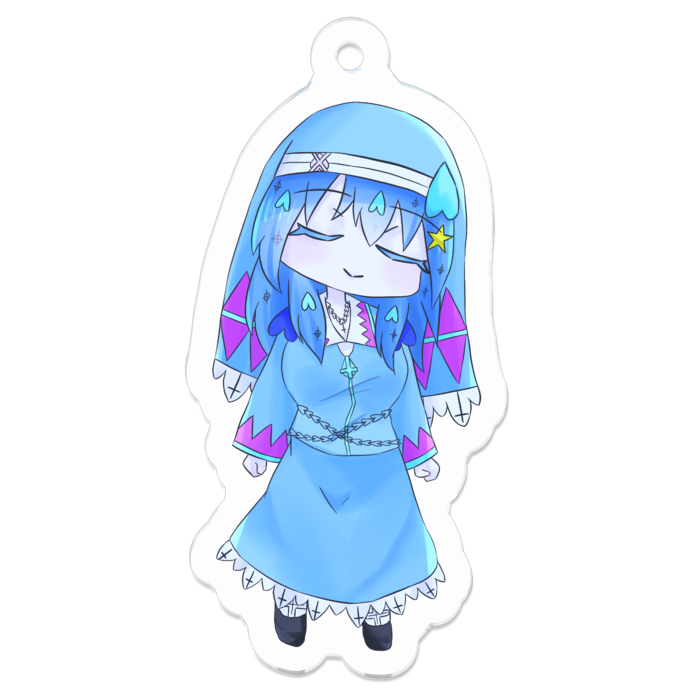 アクリルキーホルダー - 50 x 50 (mm)