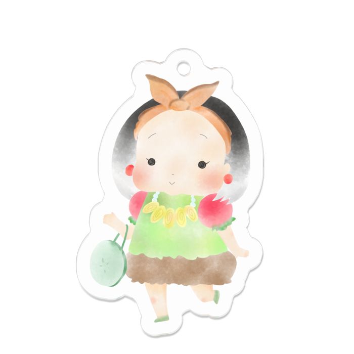 アクリルキーホルダー - 50 x 50 (mm)