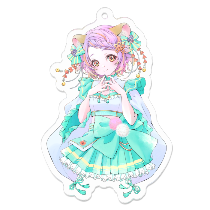 アクリルキーホルダー - 70 x 70 (mm)