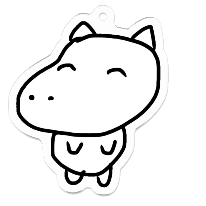 アクリルキーホルダー - 50 x 50 (mm)