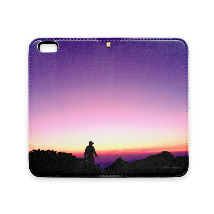 手帳型iPhoneケース（ベルトなし） - iPhone 6 / 6s - ストラップ穴 あり