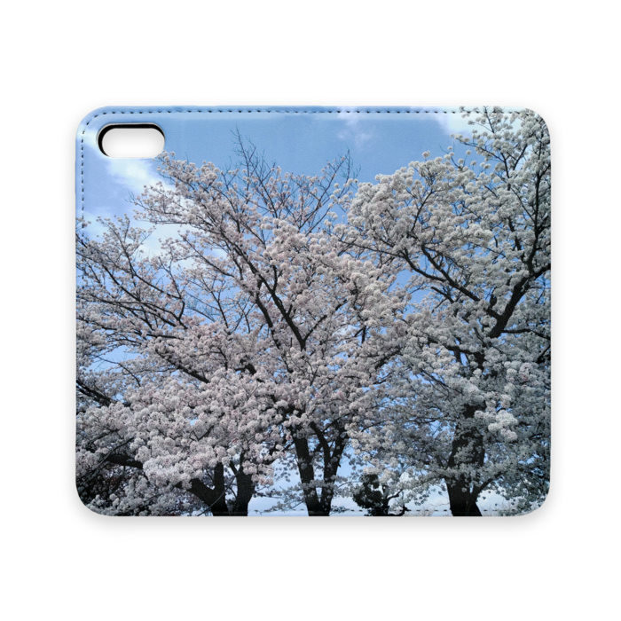 手帳型iPhoneケース（ベルトなし） - iPhone 5 / 5s / SE - ストラップ穴 なし