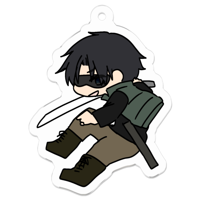 アクリルキーホルダー - 50 x 50 (mm)