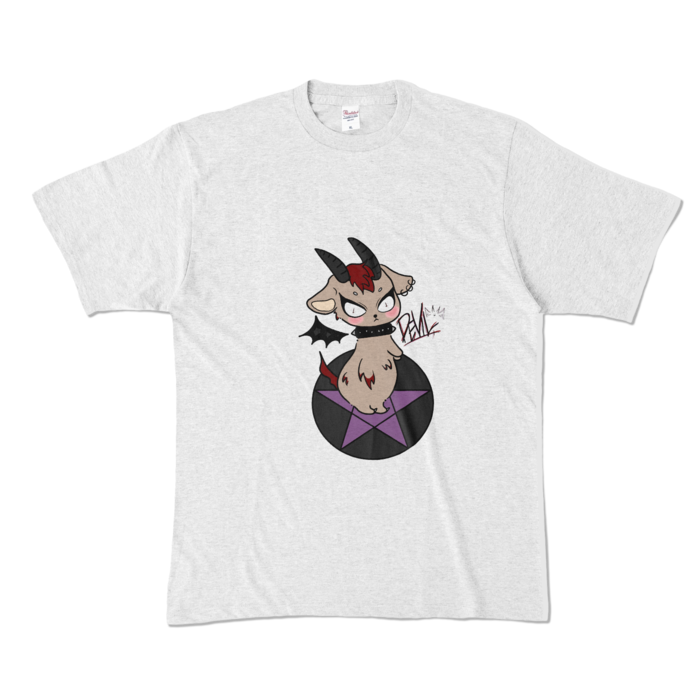 カラーTシャツ - XL - アッシュ (淡色)