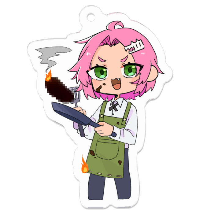 アクリルキーホルダー - 50 x 50 (mm)