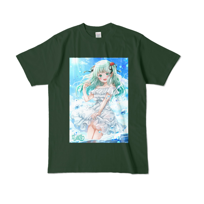 カラーTシャツ - L - フォレスト (濃色)