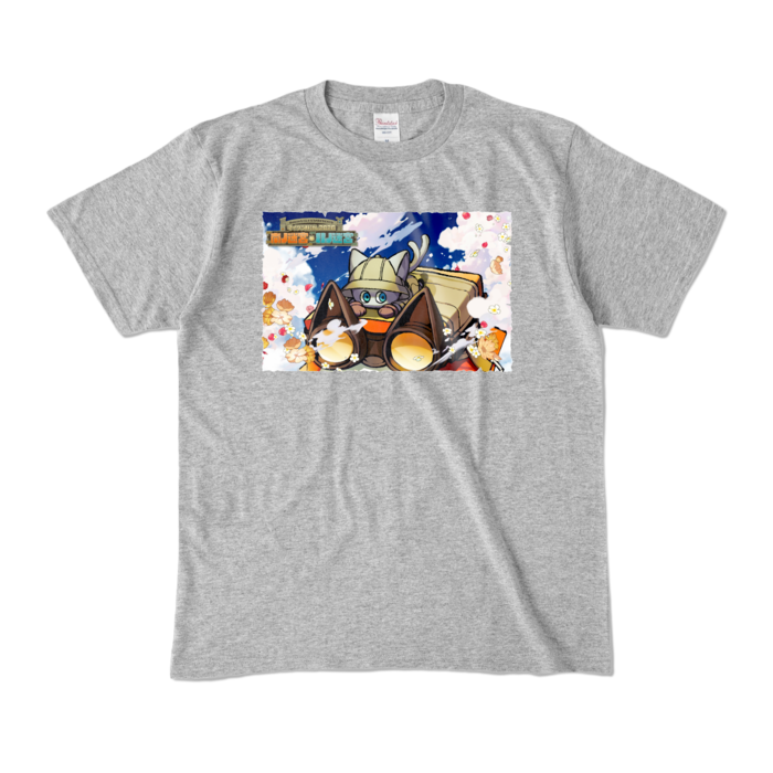 カラーTシャツ - M - 杢グレー (濃色)