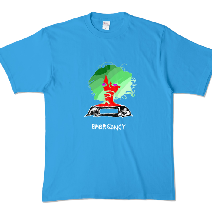 カラーTシャツ - XL - ターコイズ (濃色)
