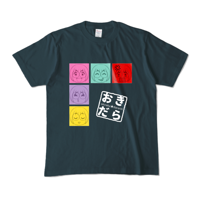 カラーTシャツ - M - デニム (濃色)