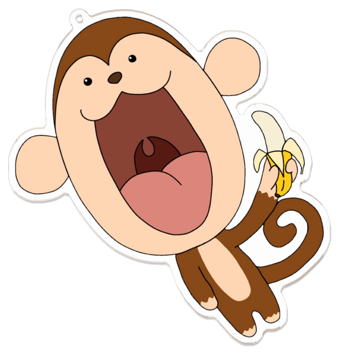 アクリルキーホルダー - 100 x 100 (mm)