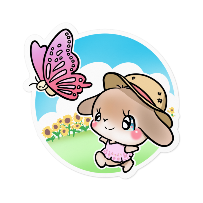 ステッカー - 100 x 100 (mm)