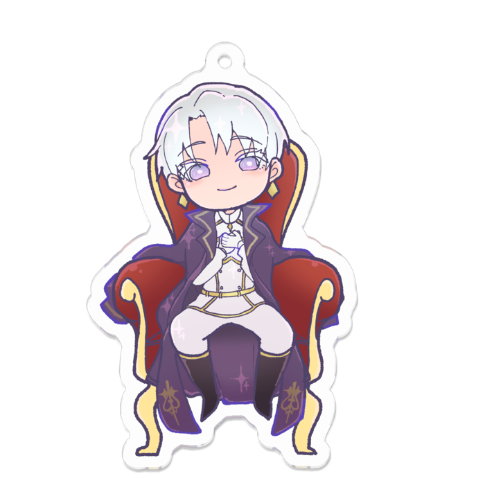 アクリルキーホルダー（コーティング） - 70 x 70 (mm)