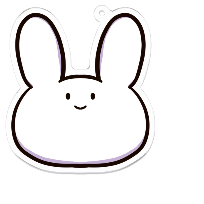 アクリルキーホルダー - 70 x 70 (mm)