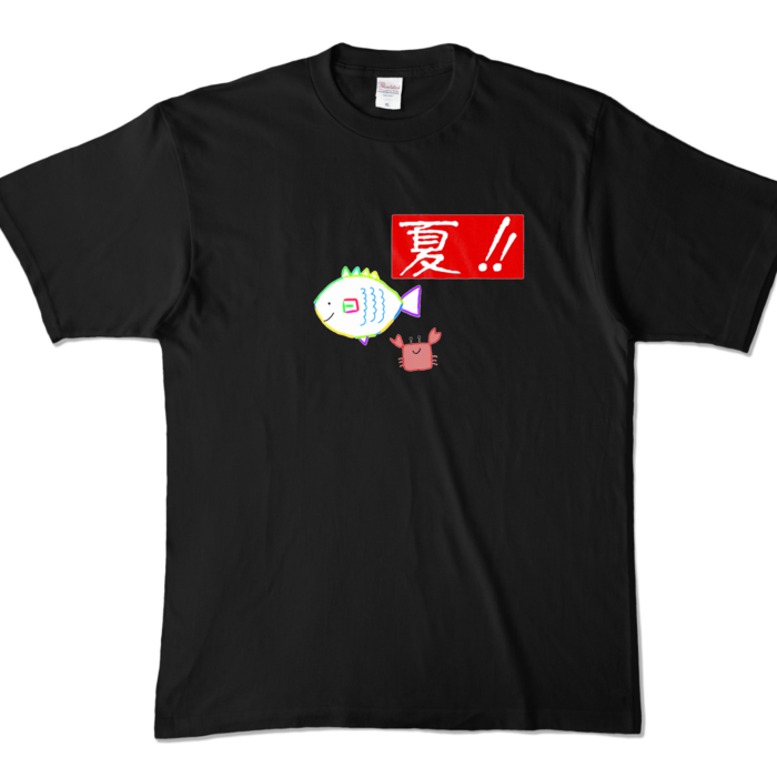 カラーTシャツ - XL - ブラック (濃色)