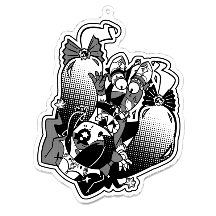 アクリルキーホルダー - 100 x 100 (mm)