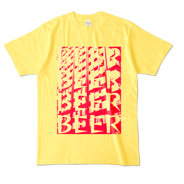 カラーTシャツ - L - イエロー (濃色)