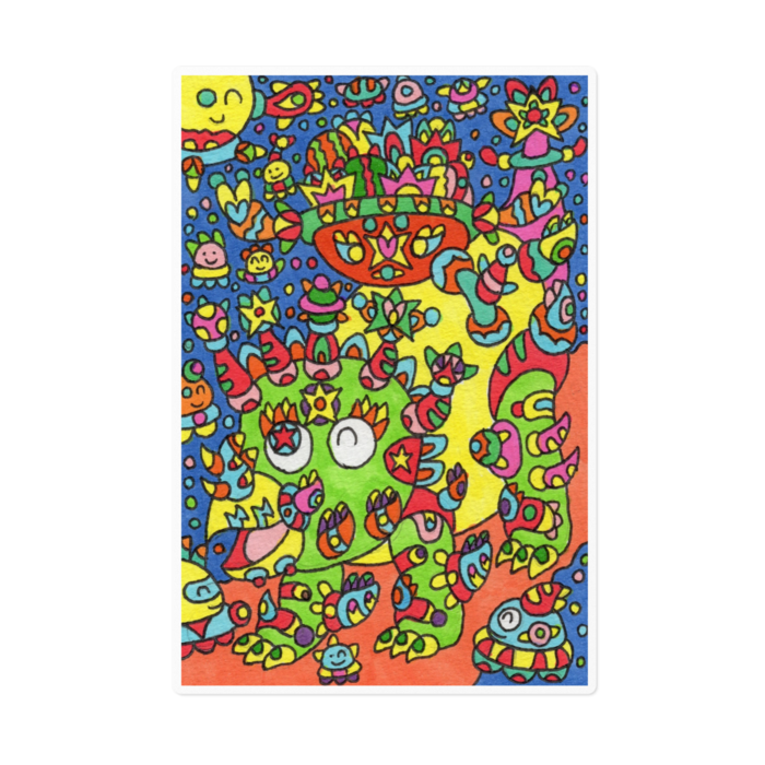 ステッカー - 160 x 160 (mm)