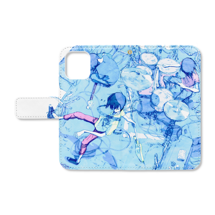 手帳型iPhoneケース - iPhone12 mini - ストラップ穴 あり