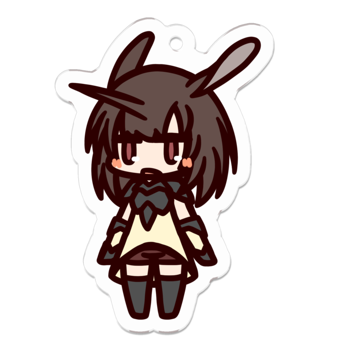 アクリルキーホルダー - 50 x 50 (mm)