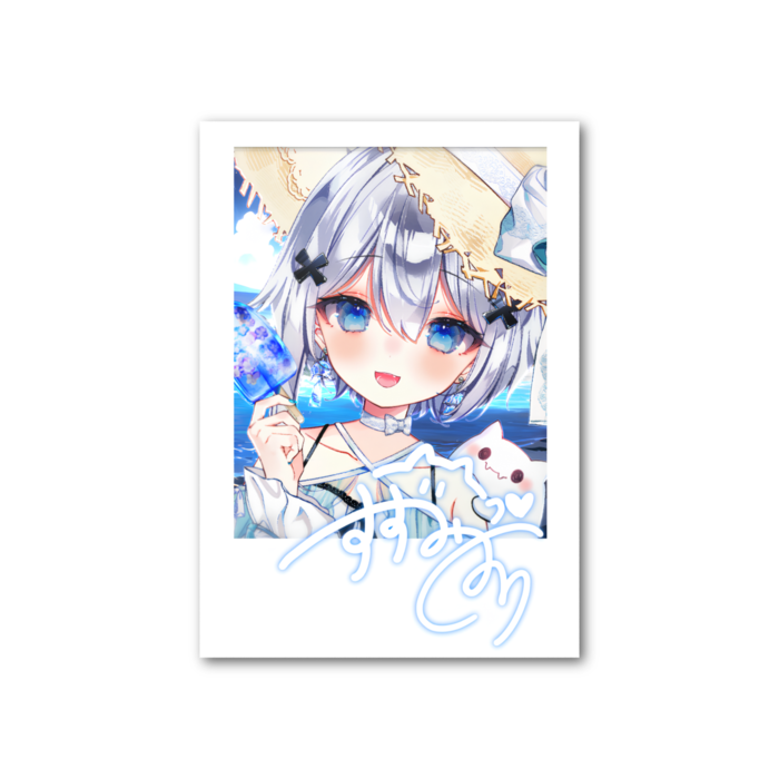 フォト風カード - 縦 - 片面