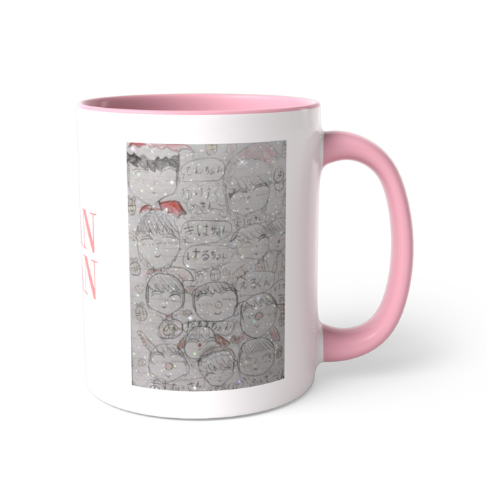 ツートンカラーマグカップ - 直径 8.2cm / 高さ 9.5cm