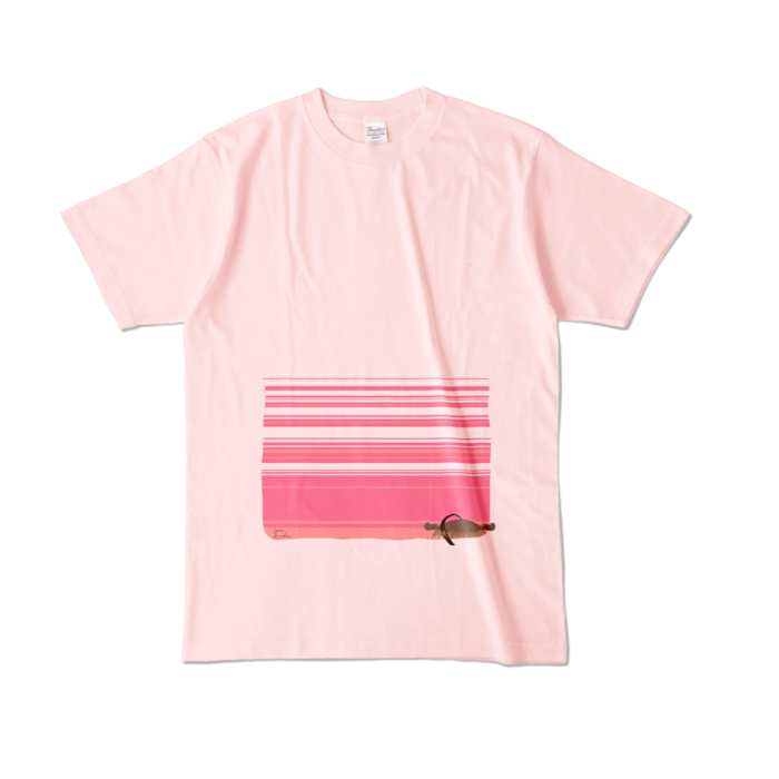 カラーTシャツ - L - ライトピンク (淡色)