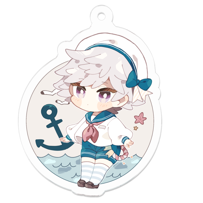 アクリルキーホルダー - 50 x 50 (mm)