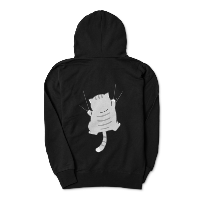 ジップパーカー - S - ブラック