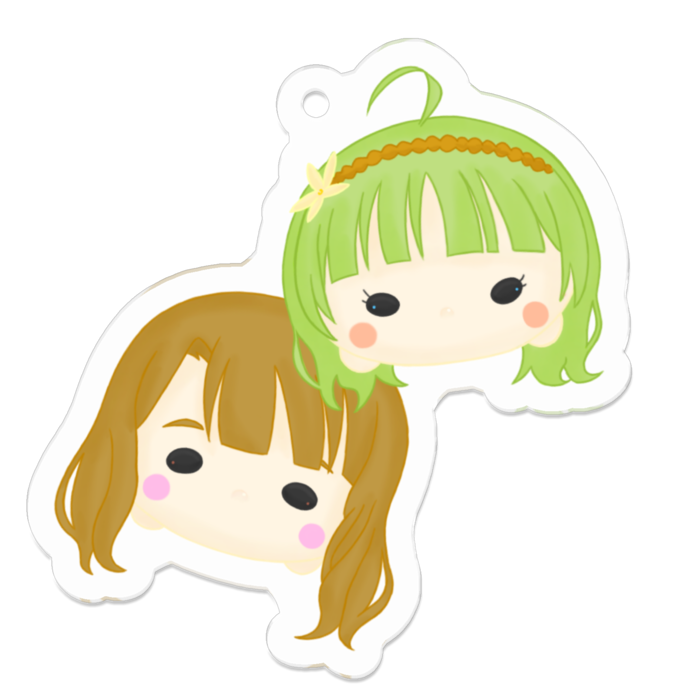 アクリルキーホルダー - 50 x 50 (mm)