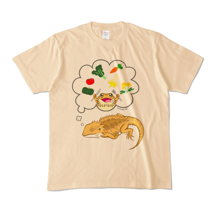 カラーTシャツ - M - ナチュラル (淡色)