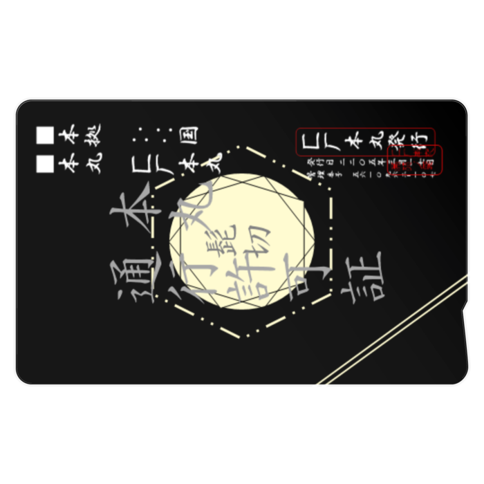 ICカードステッカー - 約85.7x53.9(mm)