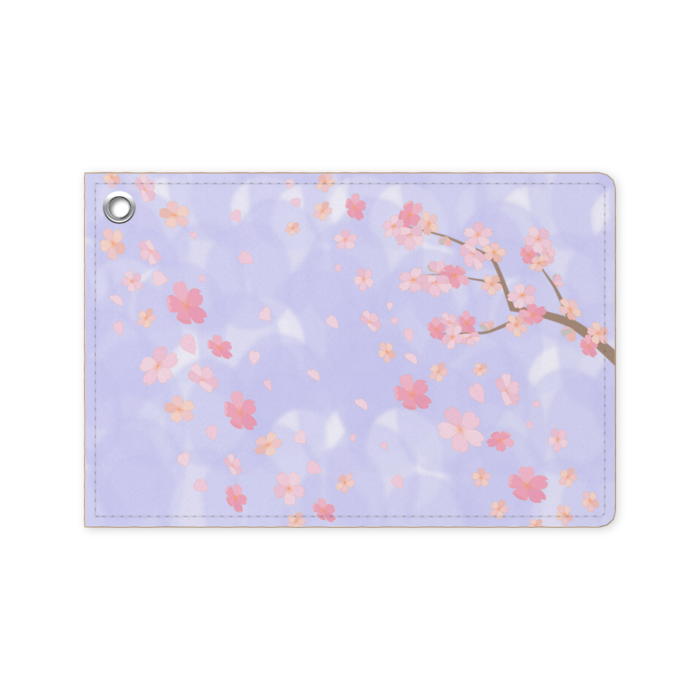 パスケース（紫空色） - 70 x 105 (mm)