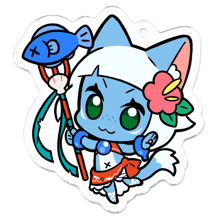 アクリルキーホルダー - 50 x 50 (mm)