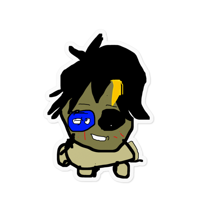 ステッカー - 100 x 100 (mm)