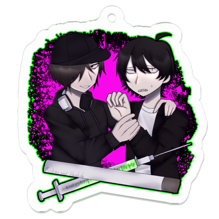 アクリルキーホルダー - 50 x 50 (mm)