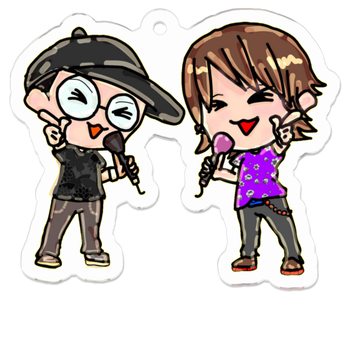 アクリルキーホルダー - 50 x 50 (mm)