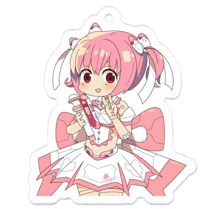 アクリルキーホルダー - 50 x 50 (mm)