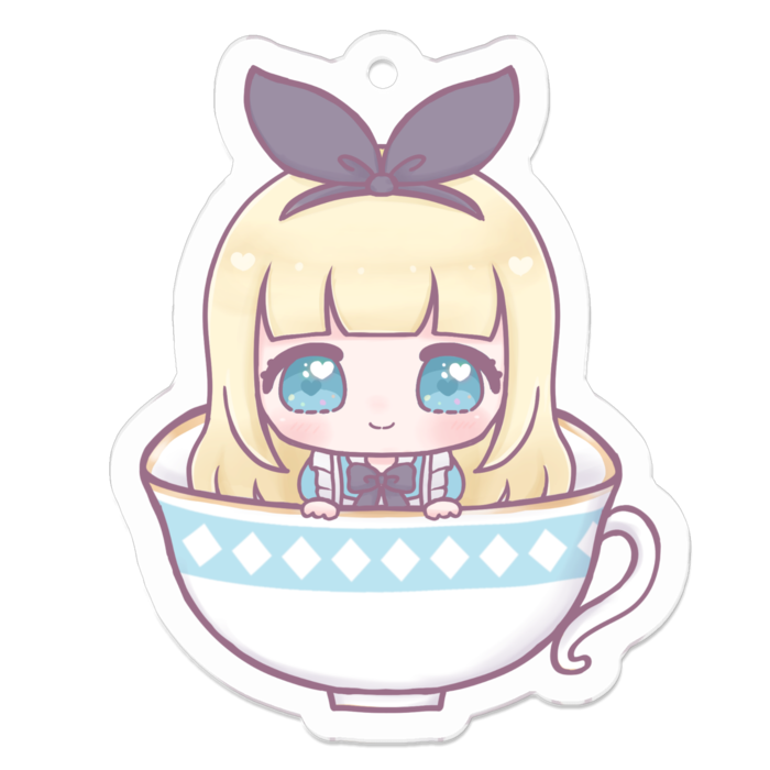 アクリルキーホルダー - 50 x 50 (mm)