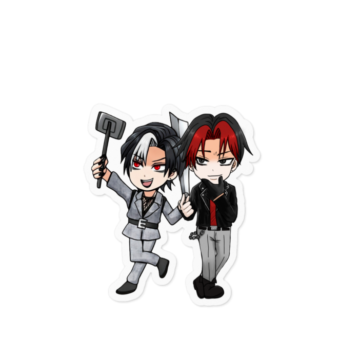 【１】ステッカー/パク＆反町