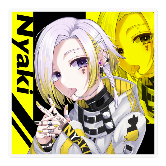 ステッカー - 100 x 100 (mm)