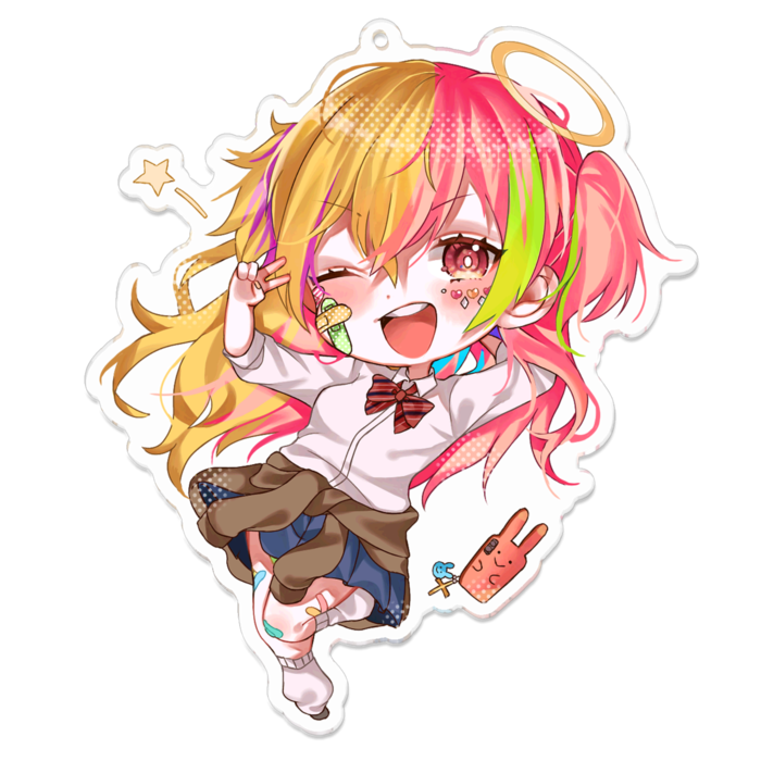 アクリルキーホルダー - 100 x 100 (mm)