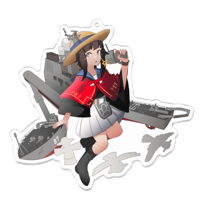 アクリルキーホルダー - 100 x 100 (mm)