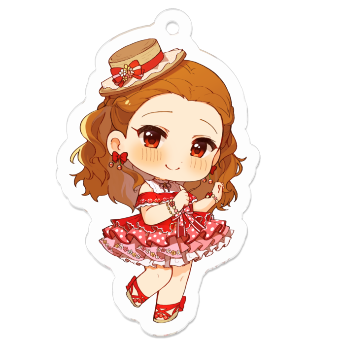 アクリルキーホルダー - 50 x 50 (mm)