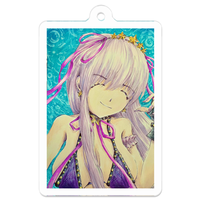 アクリルキーホルダー - 50 x 50 (mm)