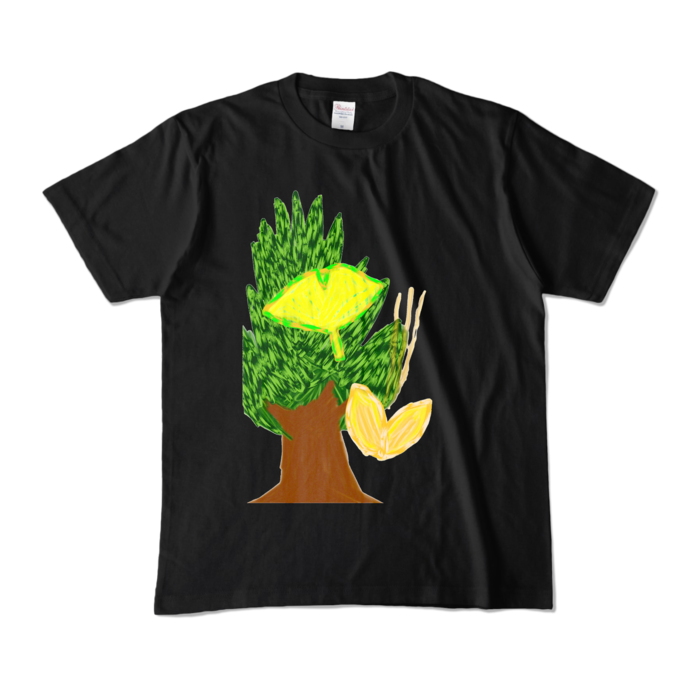 カラーTシャツ - M - ブラック (濃色)