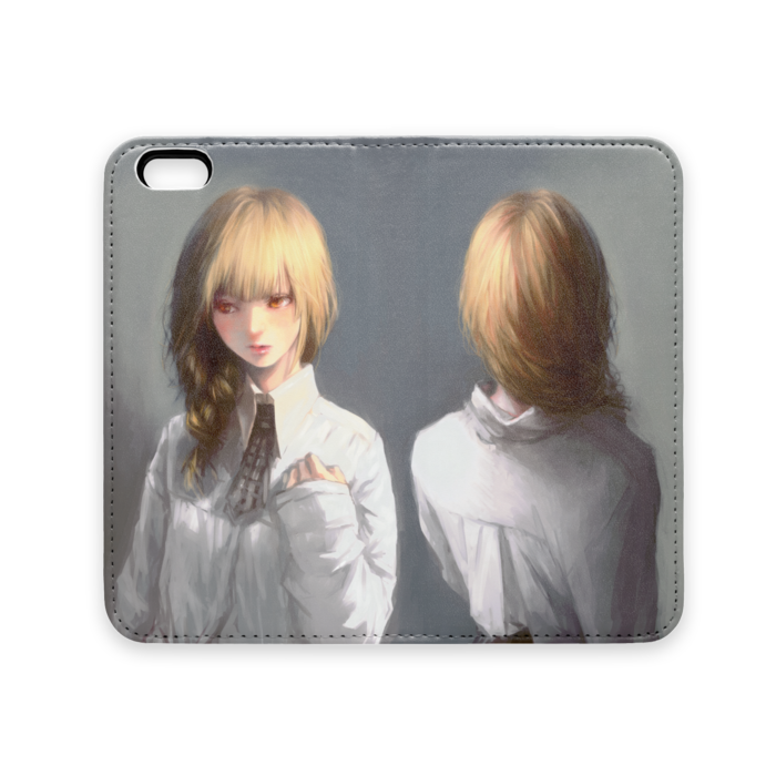 手帳型iPhoneケース(ベルトなし) - iPhone 6 / 6s - ストラップ穴 なし