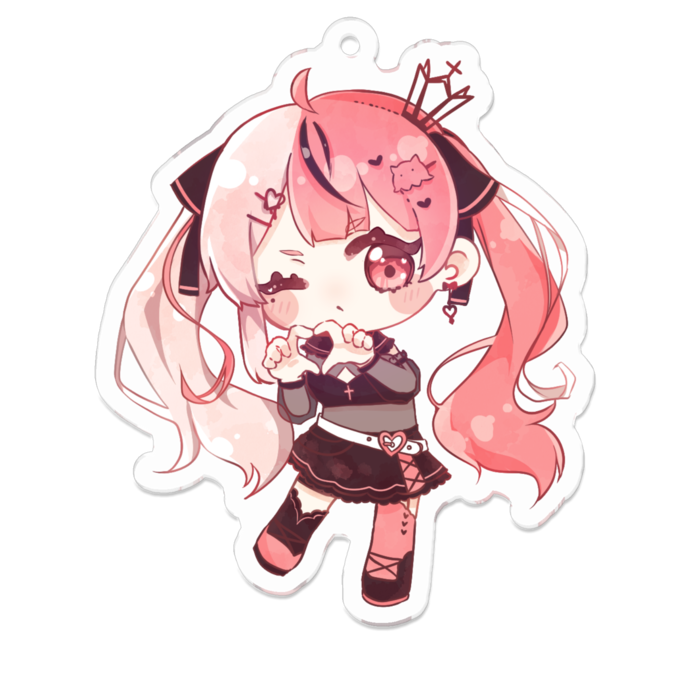 アクリルキーホルダー - 70 x 70 (mm)